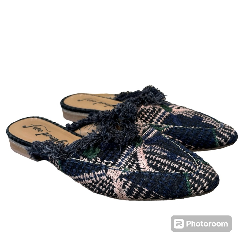 Women’s Free People Newport Fabric Flat Mules
